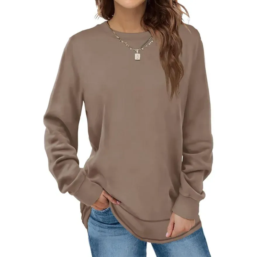 Sweatshirts for Women Crewneck Long Sleeve Shirts