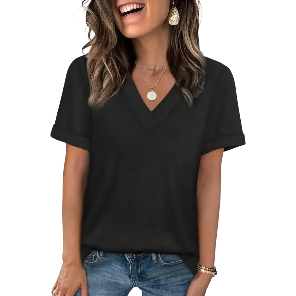 Womens Summer Tops Short