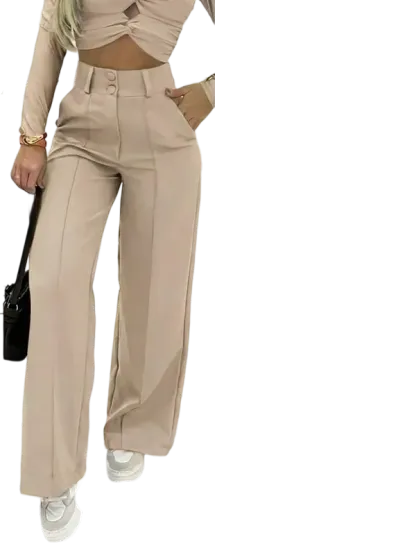 Women's Simple Wide-Leg Pants