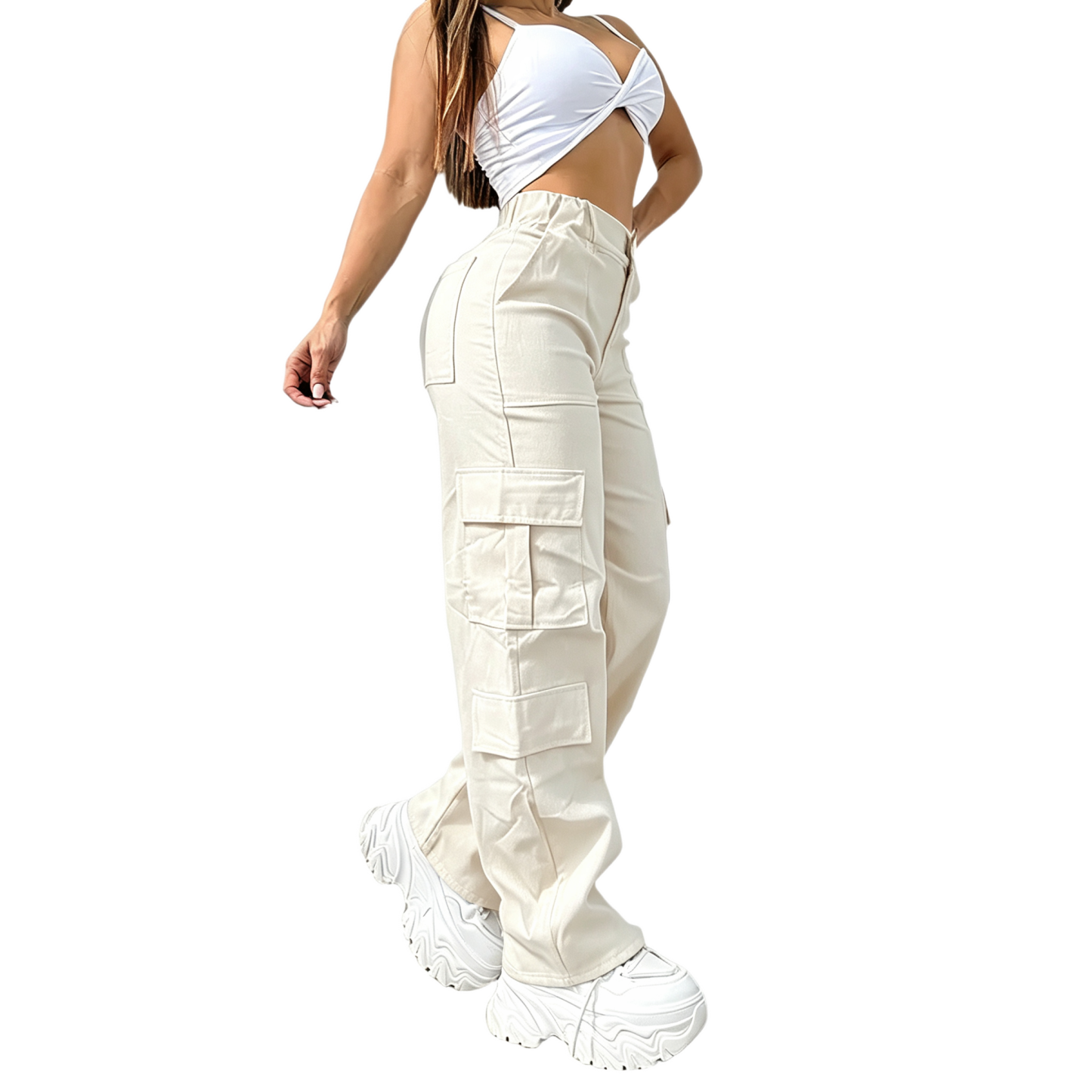 Women’s Multi-Pocket Cargo Work Pants