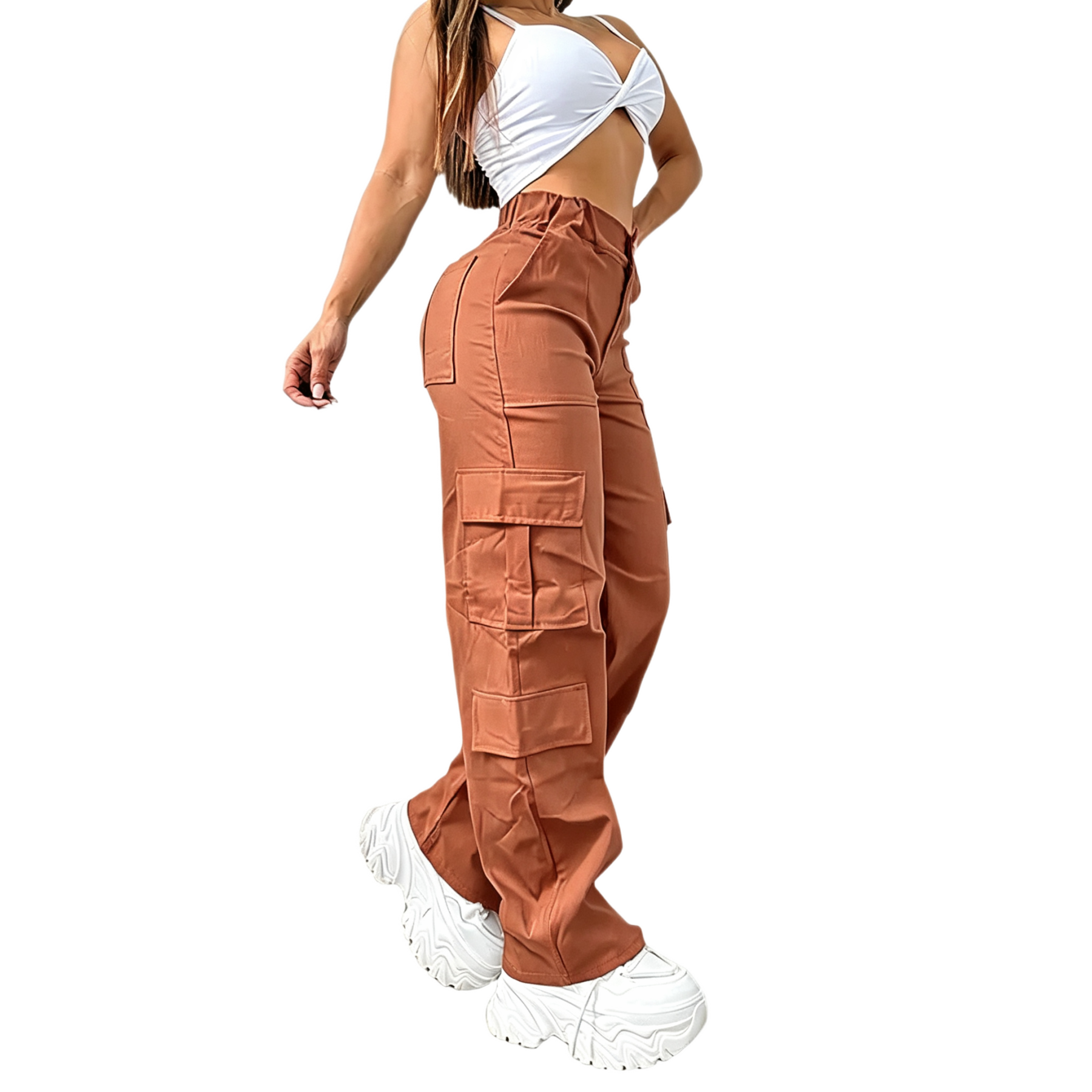 Women’s Multi-Pocket Cargo Work Pants