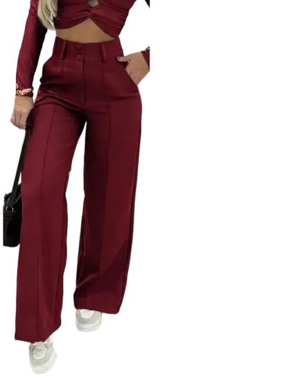 Women's Simple Wide-Leg Pants