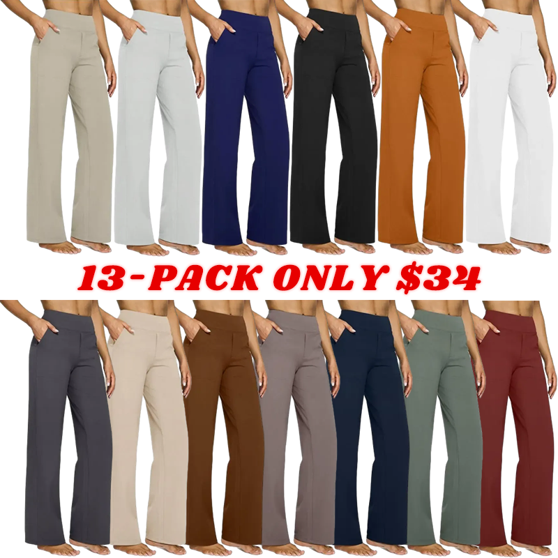Women Wide Leg Pants with Pockets