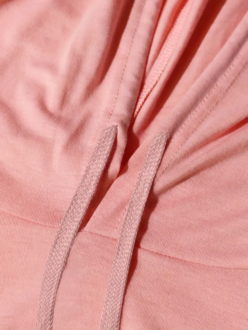 hz61008 vestido casual con capucha para mujeres - y transpirable sin con bolsillos y cintura ajustable, corte y tela semitransparente para /otoño, lavable en máquina, casual | vestido de corte | transpirable detalles 3