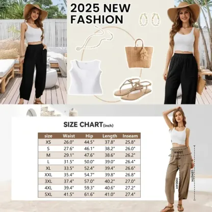 Women's Baggy Wide Leg Pants