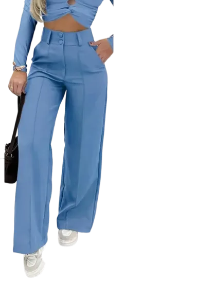 Women's Simple Wide-Leg Pants