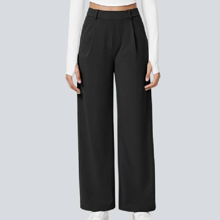 🎃Halloween Sale🔥High Waisted Work Pants for Women Business Casual Outfits Office Dress Pants Trousers with Pockets