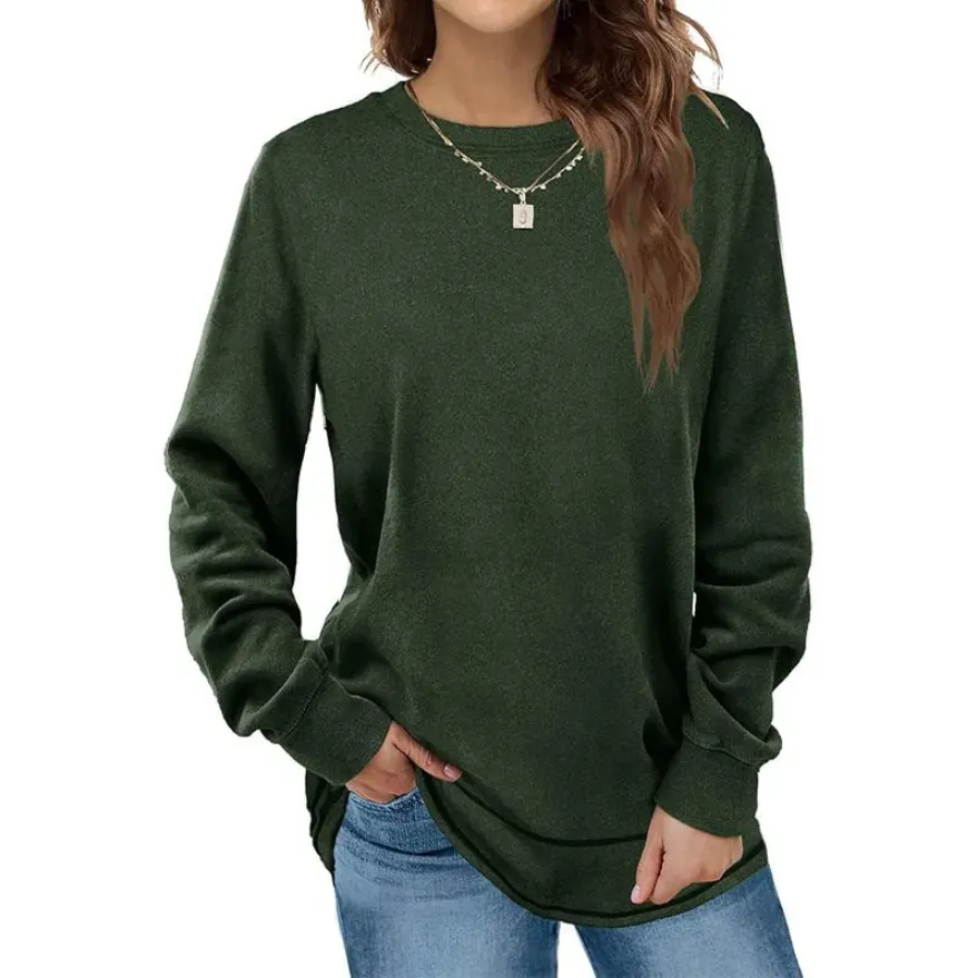 Sweatshirts for Women Crewneck Long Sleeve Shirts