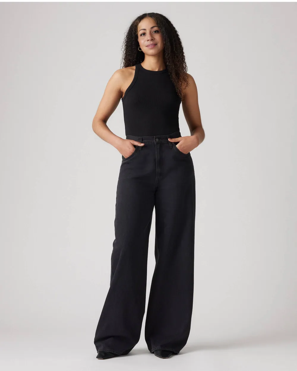 Adjustable Womens Cinch Baggy Jeans