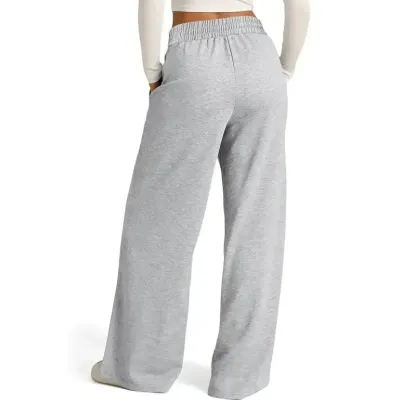Women's Wide Leg Sweatpants Casual Loose Solid Color Pants