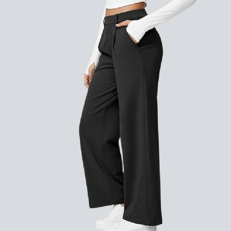 🎃Halloween Sale🔥High Waisted Work Pants for Women Business Casual Outfits Office Dress Pants Trousers with Pockets