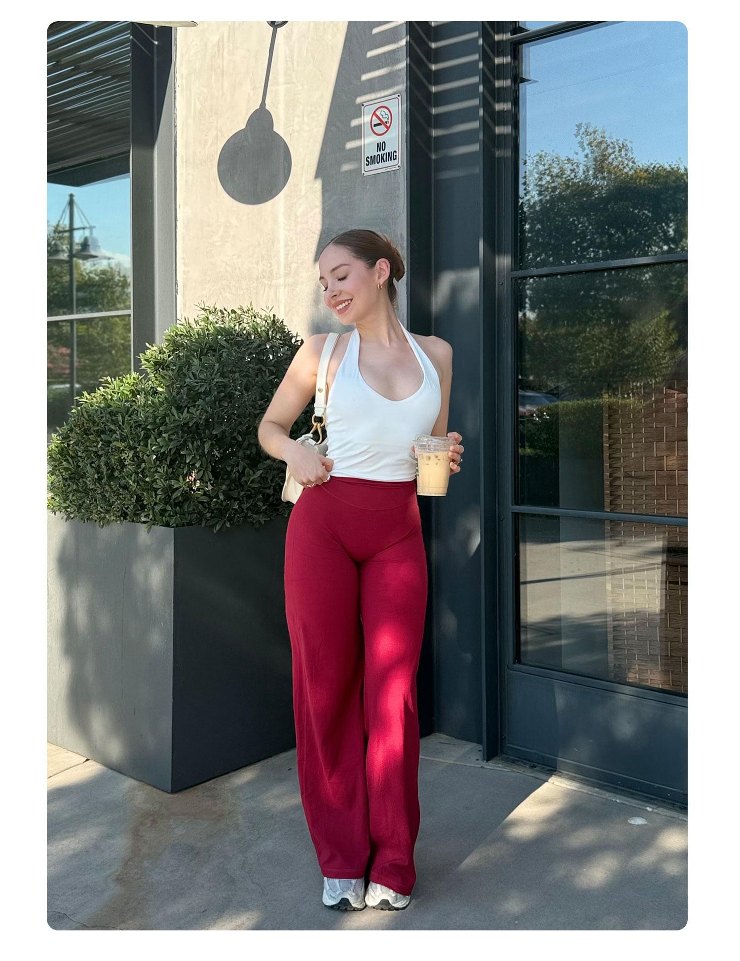 YEOREO Eddiy Leggings High-Waist Straight-Leg No Front Seam Buttery Soft Gym Yoga Pants for Women Fitness Tights SpringStatements