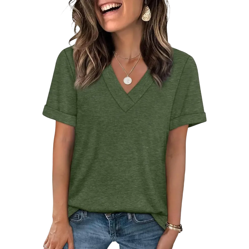 Womens Summer Tops Short
