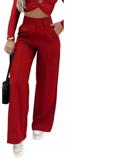 Women's Simple Wide-Leg Pants