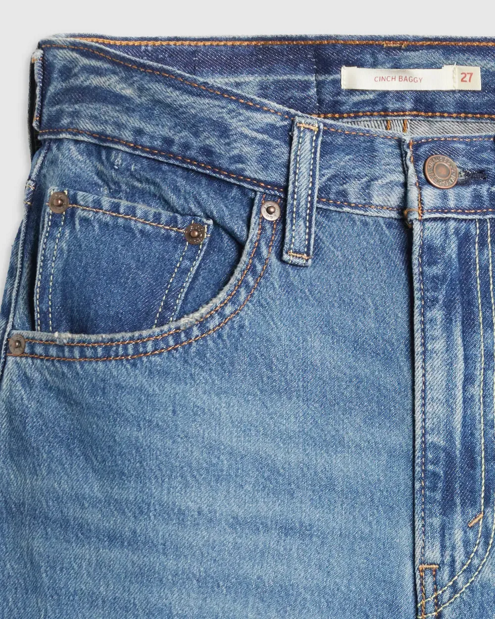 Adjustable Womens Cinch Baggy Jeans