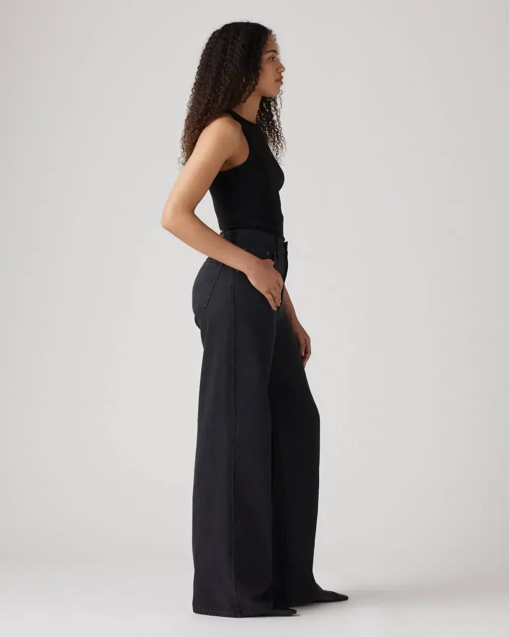 Adjustable Womens Cinch Baggy Jeans