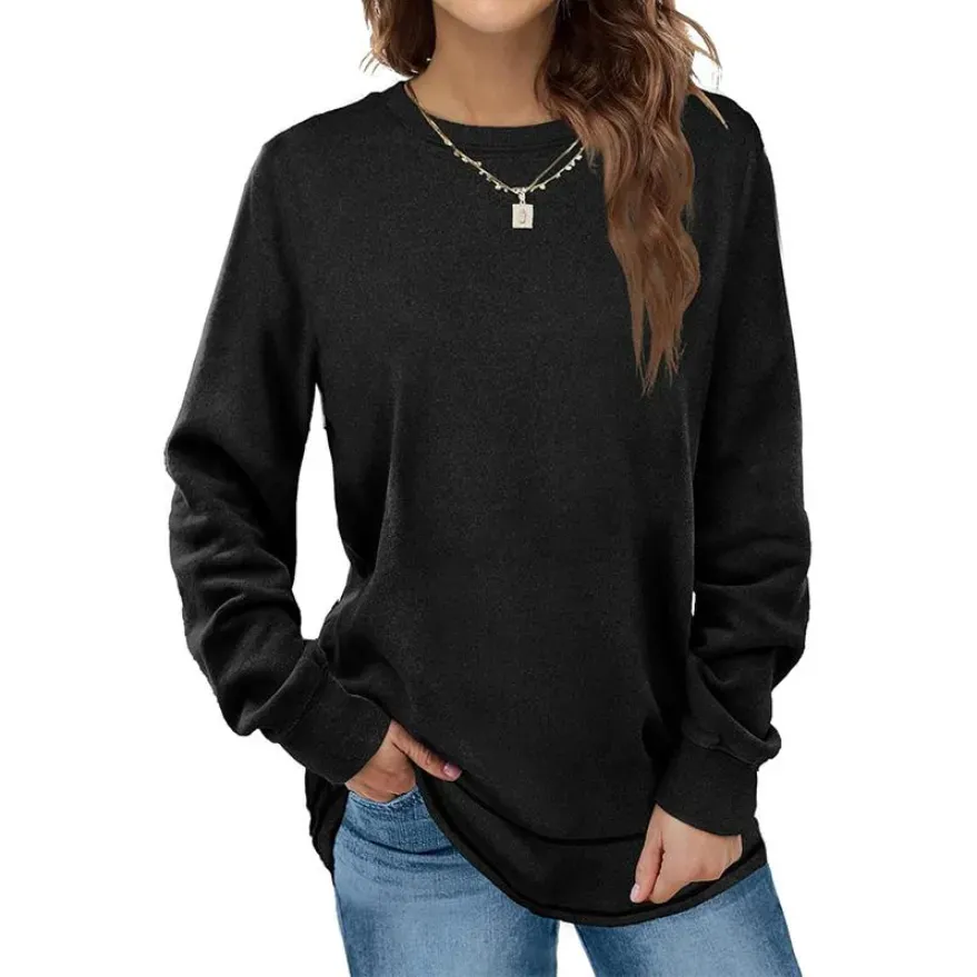 Sweatshirts for Women Crewneck Long Sleeve Shirts