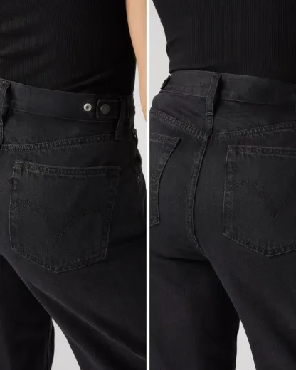 Adjustable Womens Cinch Baggy Jeans