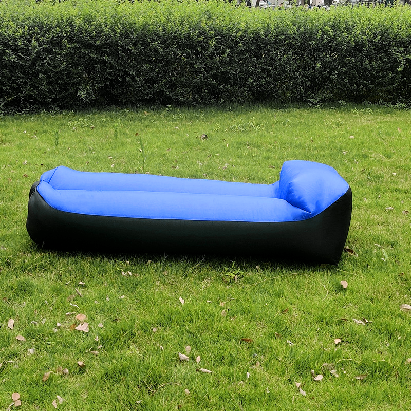 Outdoor Air Sofa Fast Inflatable Laybag Hangout Lounger Beach Air Bed Folding Sleeping Bag Lazy Sofa Lazy Air Sofa