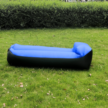 Outdoor Air Sofa Fast Inflatable Laybag Hangout Lounger Beach Air Bed Folding Sleeping Bag Lazy Sofa Lazy Air Sofa