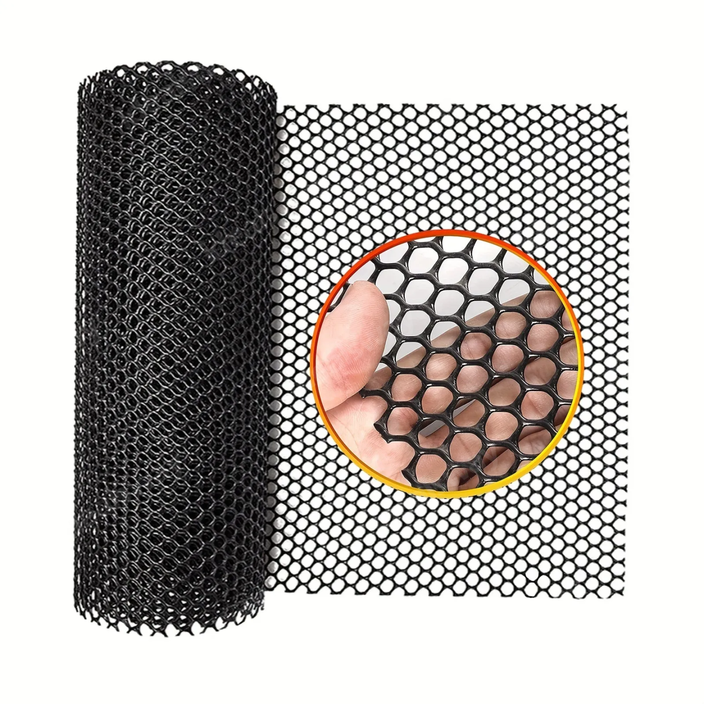 Plastic Chicken Wire Fence Mesh, Hexagonal Fencing Wire For Gardening, Poultry Fencing, Chicken Wire Frame For Crafts, Floral Netting