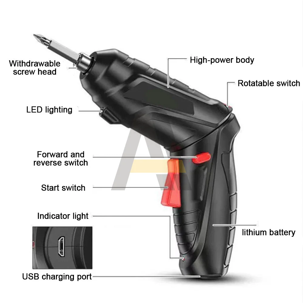 Multifunctional And Powerful Electric Screwdriver