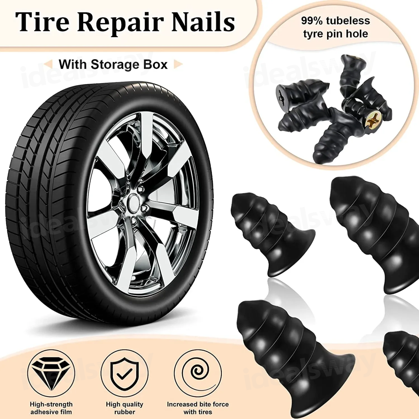 Limited-time Offer🔥 BUY MORE SAVE MORE 🎉 Vacuum Tire Mending Nail