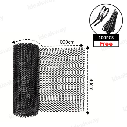 Plastic Chicken Wire Fence Mesh, Hexagonal Fencing Wire For Gardening, Poultry Fencing, Chicken Wire Frame For Crafts, Floral Netting
