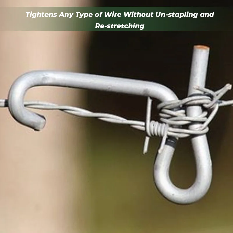 Fence Wire Tensioning Tool for Turnbuckles Barb Wire Tensioner with 304 Stainless Steel for Fast Tighting Metal Fence Post and Garden Fence Wire(20 PCS+Tighteners Handle)