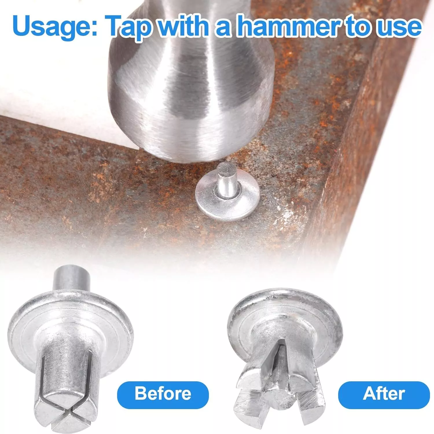 Knock-type Expansion Aluminum Alloy Rivets