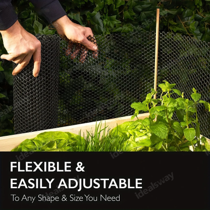 Plastic Chicken Wire Fence Mesh, Hexagonal Fencing Wire For Gardening, Poultry Fencing, Chicken Wire Frame For Crafts, Floral Netting