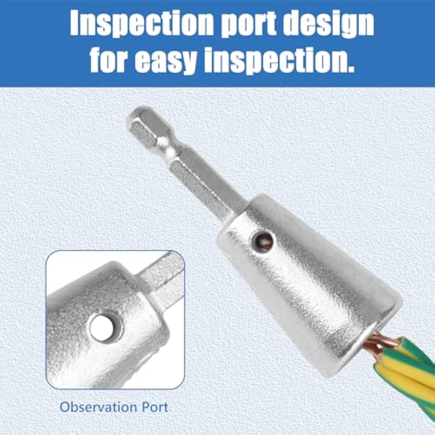 Wire Twister Tool for Drill, Wire Twisting Tool for Drill, Drill Wire Twister for Electricians, Electrical Wire Nut Twister for Drill