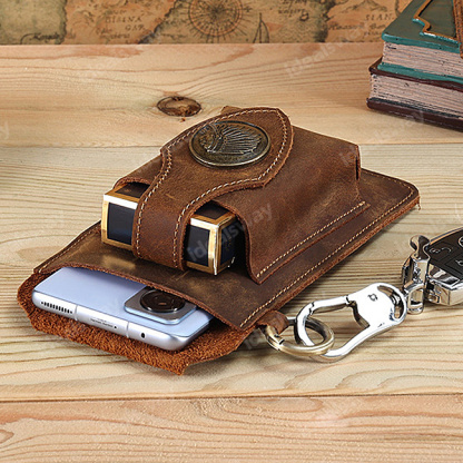 🎁 Perfect Father's Day Gift ❤ 40% OFF- Multifunctional Leather Mobile Phone Bag