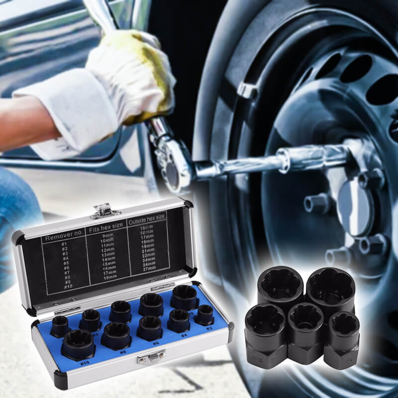 Damaged Screw Extractor Set