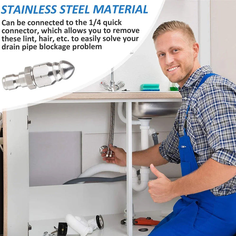🔥66% OFF🔥Powerful Pipe Cleaning and Unclogging Nozzle