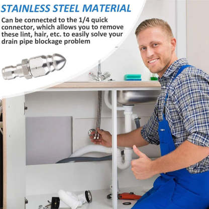 🔥66% OFF🔥Powerful Pipe Cleaning and Unclogging Nozzle