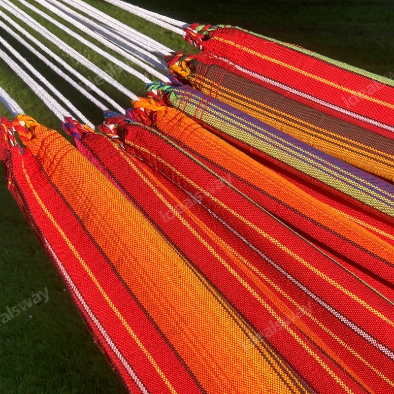 SUMMER HOT SALE 40% OFF ☀Canvas Cotton Garden Hammock with Carrying Bag