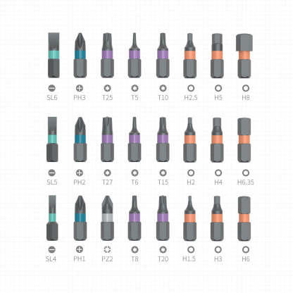 24 In 1 Multifunctional Ratchet Set