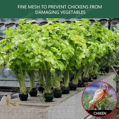 Plastic Chicken Wire Fence Mesh, Hexagonal Fencing Wire For Gardening, Poultry Fencing, Chicken Wire Frame For Crafts, Floral Netting