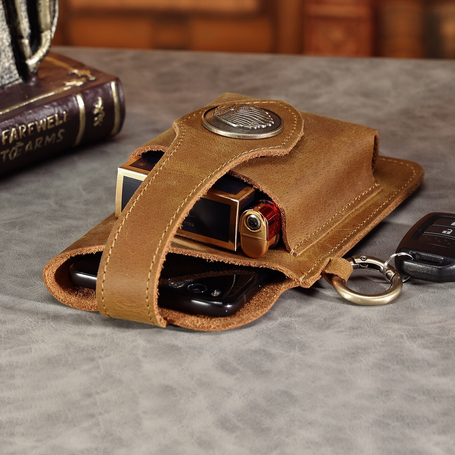 🔥Today Off 30% sale🔥Multifunctional Leather Mobile Phone Bag