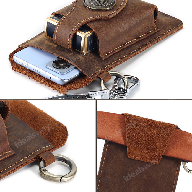 🎁 Perfect Father's Day Gift ❤ 40% OFF- Multifunctional Leather Mobile Phone Bag