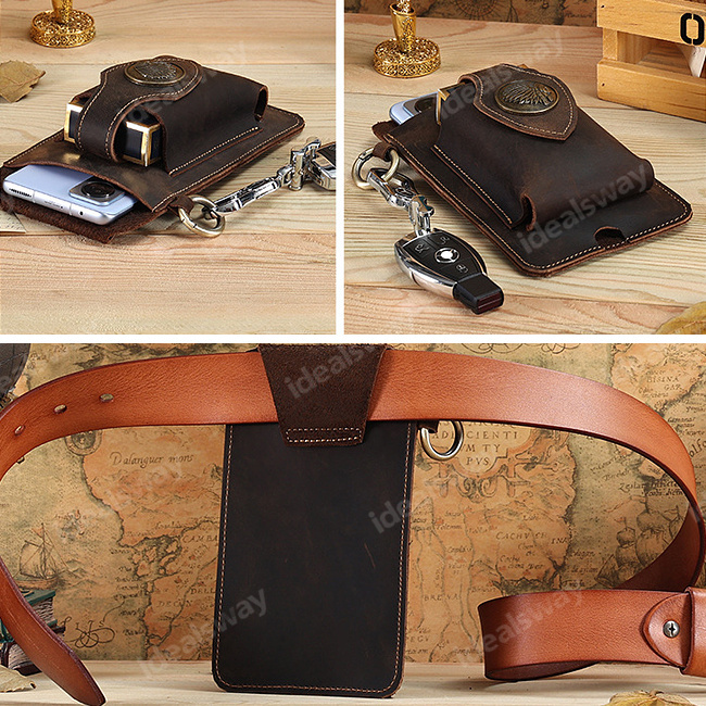 🎁 Perfect Father's Day Gift ❤ 40% OFF- Multifunctional Leather Mobile Phone Bag