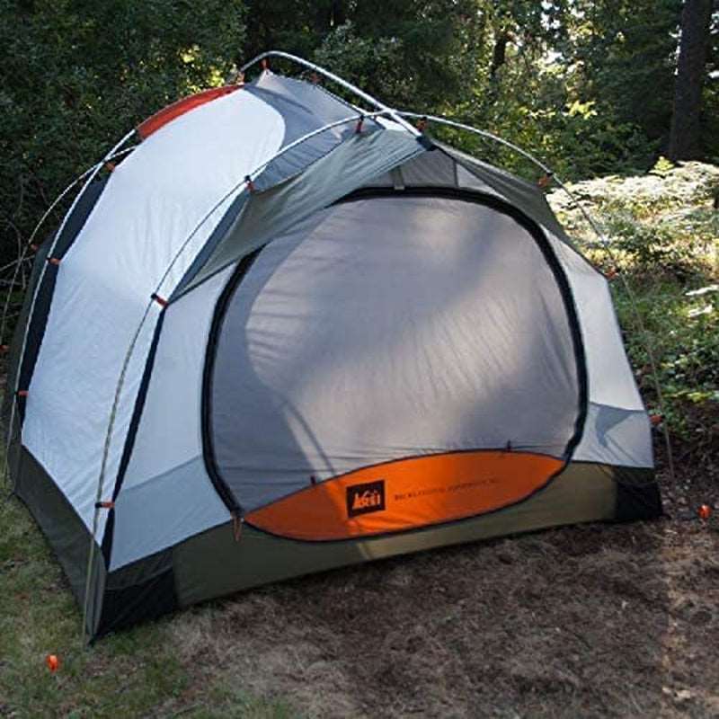 the Ultimate Ground Anchor | Small 4 Pack Tent Stakes | Made in USA (Orange)