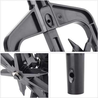 Premium Rotary Hand Cultivator Tool Manual Lawn Scarifier For Garden