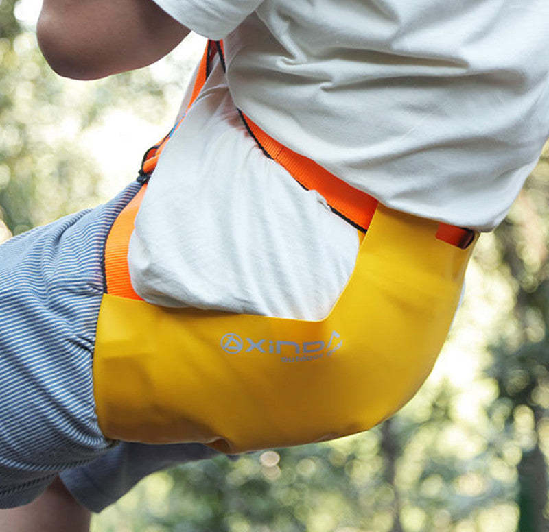 Rock Climbing Abseiling Safety Harness With PVC Buttock Pocket