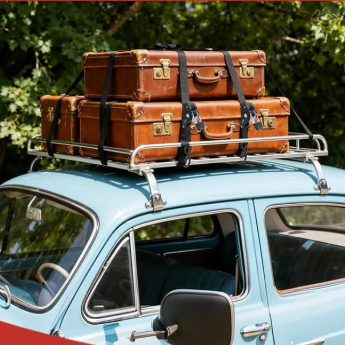 Retractable Ratchet Strap – Auto Self-Retracting Tie-Down for Truck, Trailer, Motorcycle & ATV