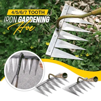 Multi-Purpose Carbon Steel Garden Rake