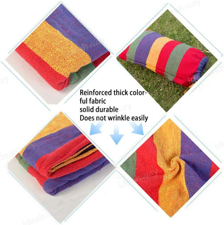 SUMMER HOT SALE 40% OFF ☀Canvas Cotton Garden Hammock with Carrying Bag