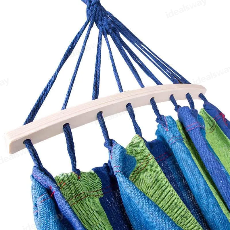 SUMMER HOT SALE 40% OFF ☀Canvas Cotton Garden Hammock with Carrying Bag