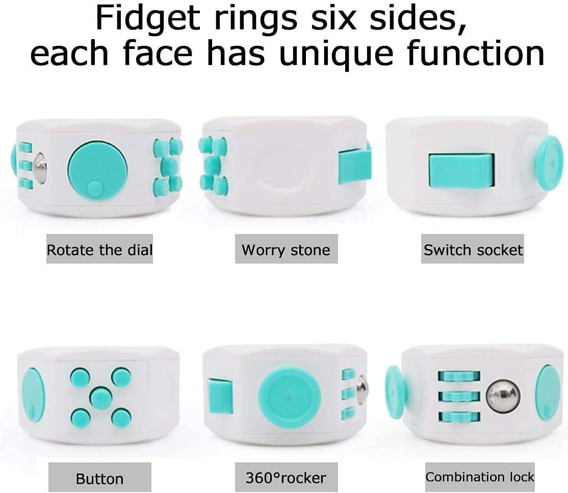 Fidget Cube Decompression Ring Anxiety Toy Relieves Stress 
